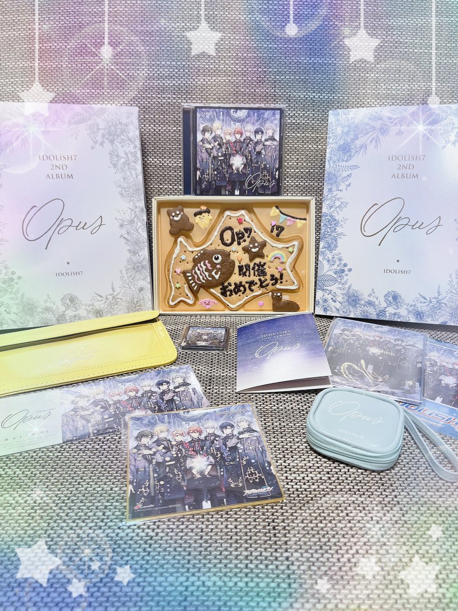 Opus発売おめでとうございます🎉進化し続けるIDOLiSH7の今が詰まった最高の1枚です!ライブも楽しみにしています!🌈✨ 