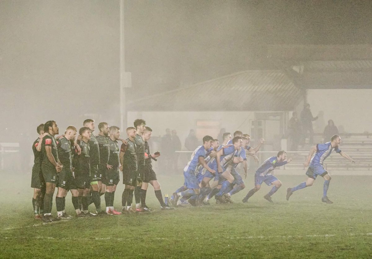 MATCH PHOTO | Geoff Moore has teased us with this photo from last night's penalty shoot-out win over <a href="/SportingFC/">Bromsgrove Sporting</a> in the <a href="/WorcsFA/">Worcestershire FA ⚽</a> Senior Cup Quarter Final! It wasn't a bad night ... was it!?