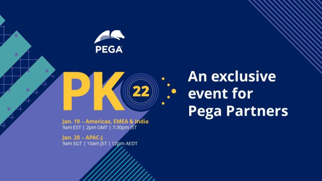 derekreesenyc's tweet photo. Join Us for "Pega Partner Kick Off" on January 19, 2022! Hear Pega's "Partner Centric" strategy from sales, GTM, and product leaders. Learn how our sales teams are "doubling down" on partners and understand how to win together in 2022! Register today! https://t.co/6tNZwuQf54 https://t.co/rqDjZI5Trj