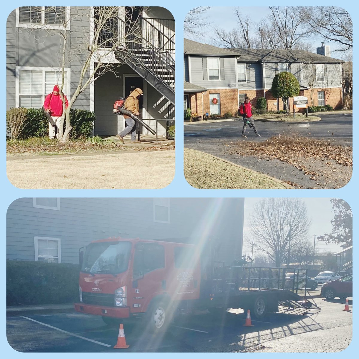 echo_landscape's tweet photo. The red truck is casting a little ray of sunshine on a chilly day 😉 Javier’s crew is working hard as always!🚚
@echo_landscape
#wintercleanup https://t.co/DzK02rO89s