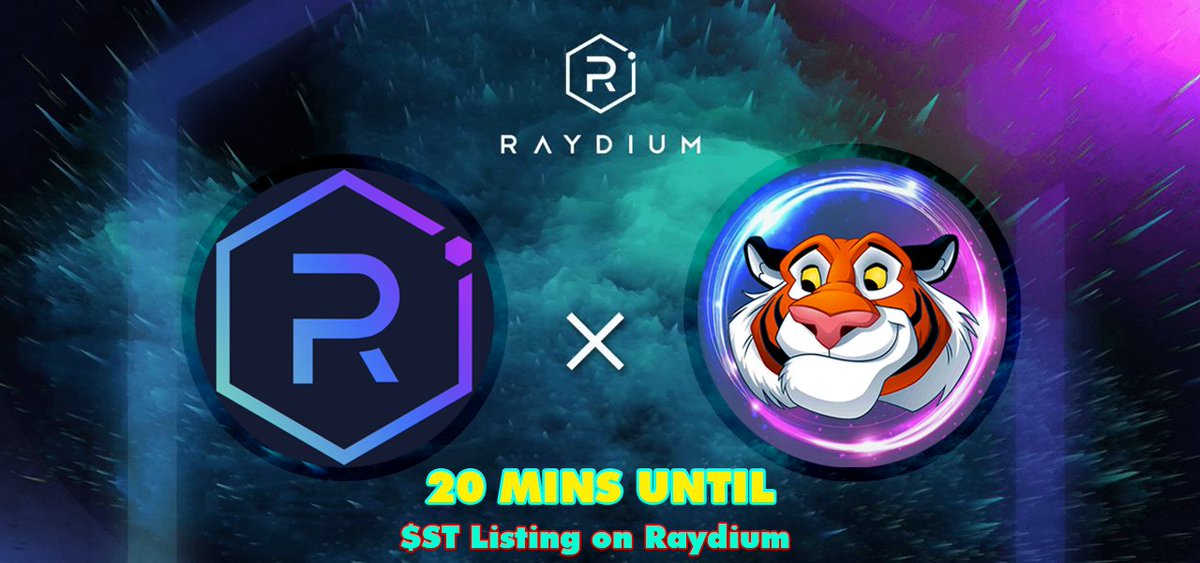 solanatiger_slt's tweet photo. Our beloved $ST token will listing on Raydium‼️ 
Join us as we launch Solana's most exciting projects! 
LFG💥💥💥💥
Trading pairs are ST/USDC: 
https://t.co/rjSldFXZ5Y
#ST #SolanaTiger #Solana #Fairlaunch #Raydium #Coinmarketcap #Coingecko https://t.co/CA0NcjKW1P