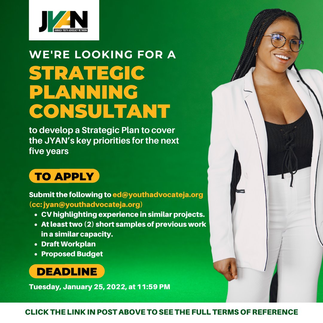 JYAN on X: JYAN is looking for a Strategic Planning Consultant to