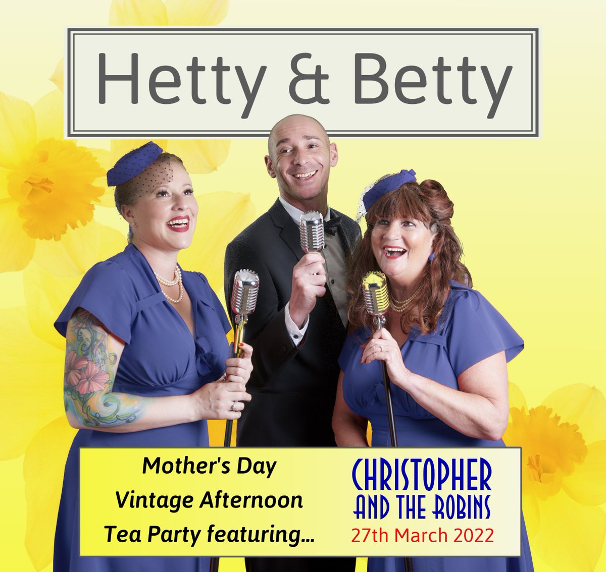 HettyBetty_Cafe's tweet photo. Only 7 weeks to go! 
Let’s make this Mother’s Day something to remember! Join our fabulous live singers, and enjoy a delicious lunch, afternoon tea, or dinner! 
#Whitby #MothersDayGift #MothersDay #AfternoonTea #FishandChips #Yorkshire #Vintage #VintageEvent https://t.co/I4qXDJhbBB