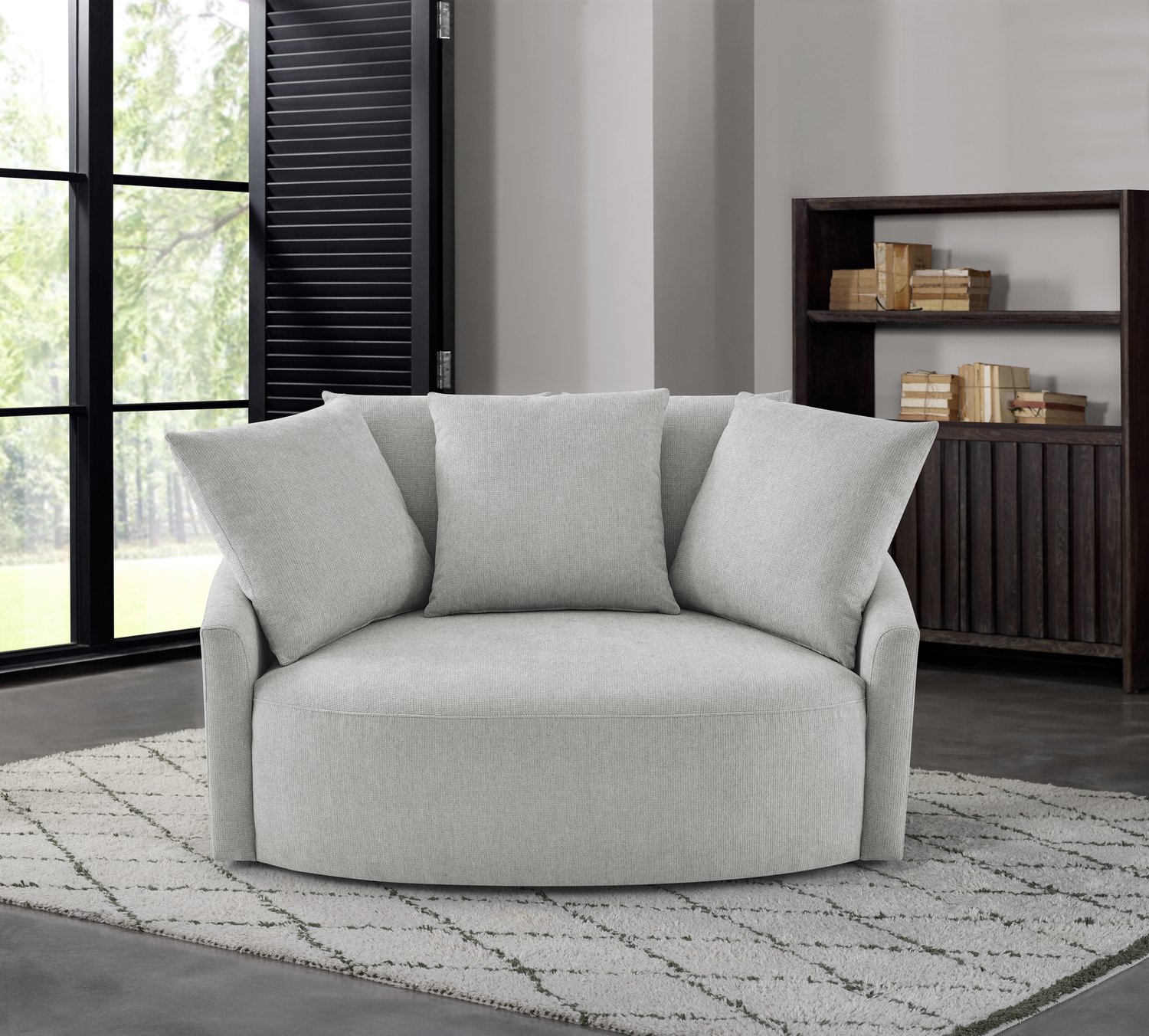 Thomasville snuggle swivel chair deals