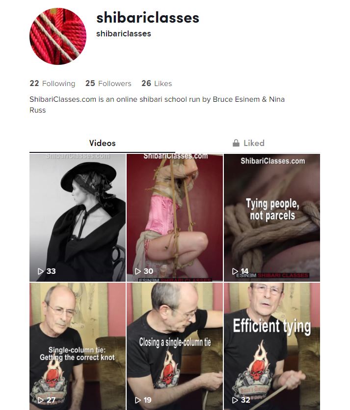 EsinemUK's tweet photo. ShibariClasses are on TikTok https://t.co/vLZ7DvPyKU #shibari #learnshibari https://t.co/cGA4Ot2eG9