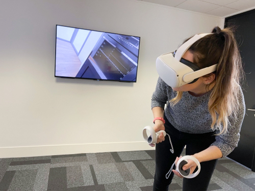 Invite customers on a tour of their new design with our #VR software, #ArtiVR. Set up a series of your favourite views, run an automatic walk-through, let your customers navigate their way through manually or join them using Virtual Meetings.

Learn more - bit.ly/3C2Rnvt