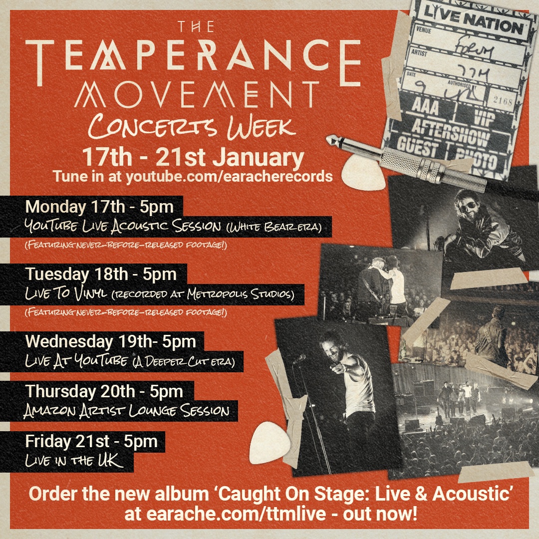 Head over to <a href="/EaracheRecords/">Earache Records ♠️</a>’ <a href="/YouTube/">YouTube</a> channel next week for Concerts Week in commemoration of our new release!

Featuring never-before-released footage of our live &amp; acoustic sessions from over the years.

‘Caught On Stage: Live &amp; Acoustic’ is out now at earache.com/ttmlive