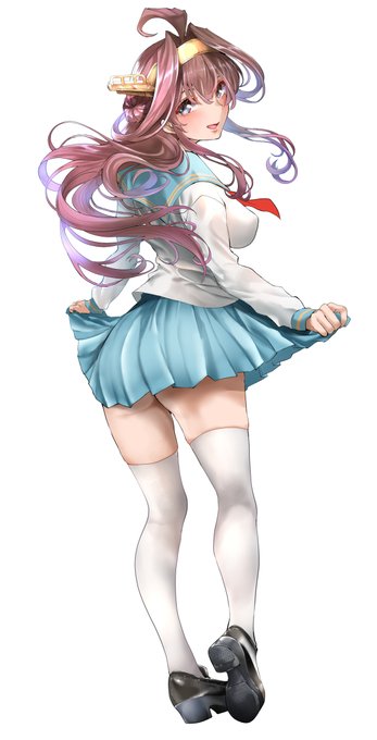 #これを見た人はセーラー服の画像を貼れ 
金剛・霧島・山城
セーラー服っていいよね 