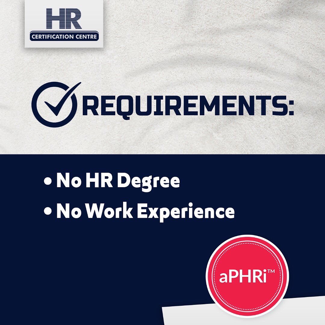 hr_certify's tweet photo. Are you seeking to gain grounds in the HR profession at entry level? 

Don’t forget to follow us:
@hr_certify 

#aphri #hrcertification #hrstudent https://t.co/7qOhkEEXxO
