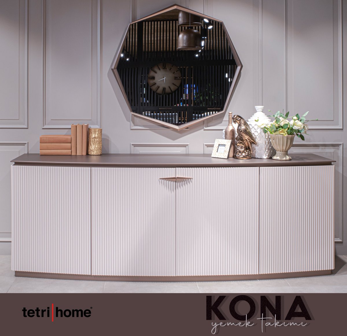 KONA YEMEK ODASI #tetrihome #kona #yemek #yemekmasası #ahşapmasa #ahşap #ahşapmobilya #doğal #modern #mobilya #yemekodasıtakımı #interiordesign #interior #export #ihracat #wooden #showroom #dekorasyon #konsol #sandalye