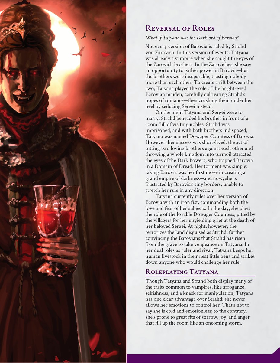 erfjordan's tweet photo. The Multiverse Files: Curse of Strahd was in this week's newsletter! What better time to check it out than now? 

Six new ways to play your favorite Ravenloft campaign. Link in the replies. #dnd #ttrpg #DMsGuild https://t.co/bcKxTegG8b