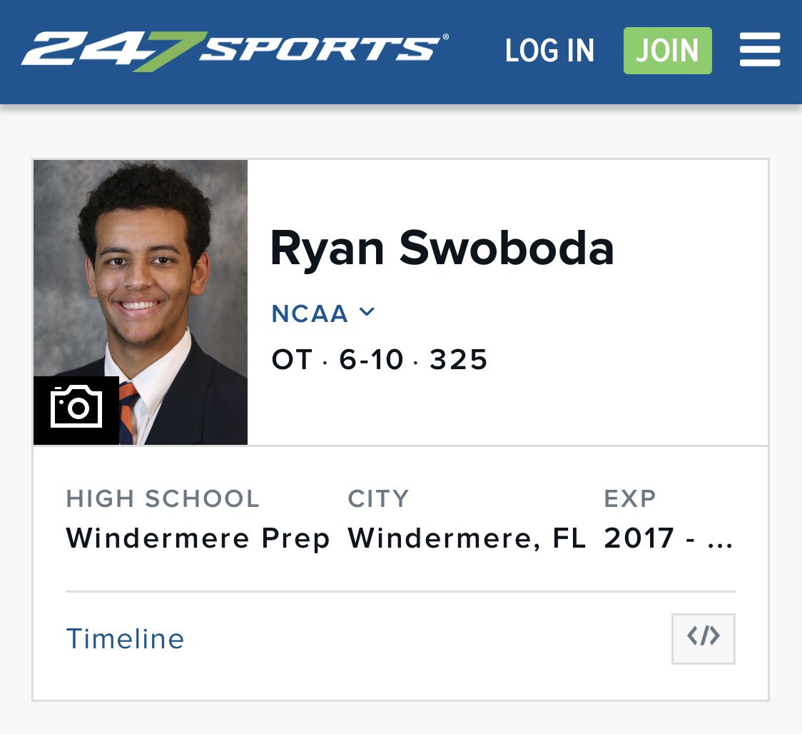 CFBKnights's tweet photo. Former 3⭐️ UVA O-Lineman Ryan Swoboda is transferring to UCF. He’s a 6th year senior with A LOT of experience and is massive at 6’10 325 lbs. He’ll bring a lot of stability to our O-Line considering some veterans like Cole Schneider are leaving #UCFat #UCFirstCla22 https://t.co/OdDARbEbi3