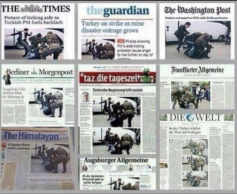 Almanya, emekçiyi tekmeleyen Yusuf Yerkel'e akreditasyon vermedi. Teşekkürler Almanya.