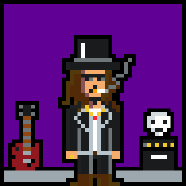Introducing our first rare pixel perks #nft... DBO!! 🎩🎸☠😎🔥 2D #nftcollectors and #nftinvestors are going crazy for em right now! (look at <a href="/cryptobatznft/">CryptoBatz</a>) and grabbing this 1/1 DBO will also include our limited edition Club Pass! #NFTCommunity #NFTdrop
opensea.io/PixelKingsArt