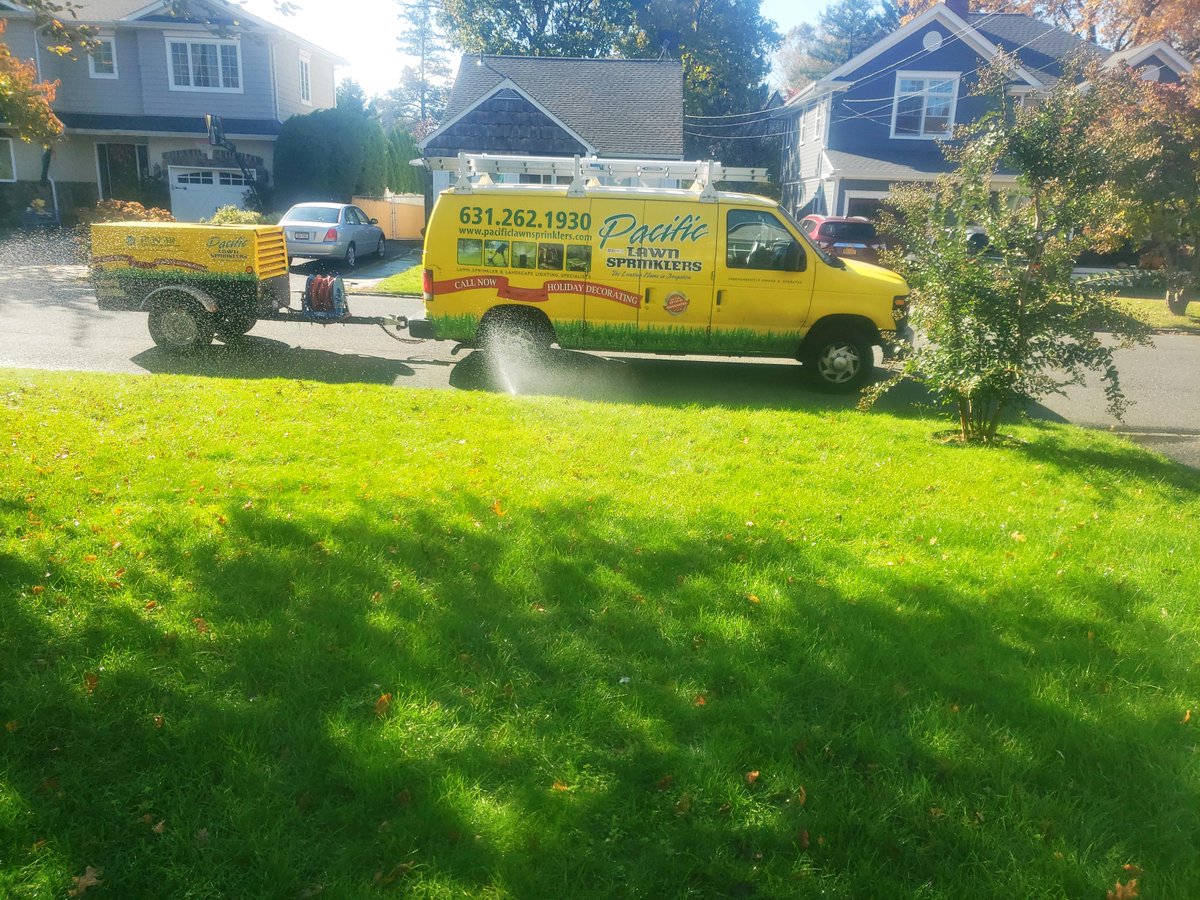 We are still scheduling lawn sprinkler winterizations in North Carolina &amp; South Carolina- contact us today! 

#PacificLawnSprinklers #YellowTrucks #Irrigation #Fallblowout #SprinklerWinterization #PacificTeam #newhomeowner #sprinklersystem #Pacific