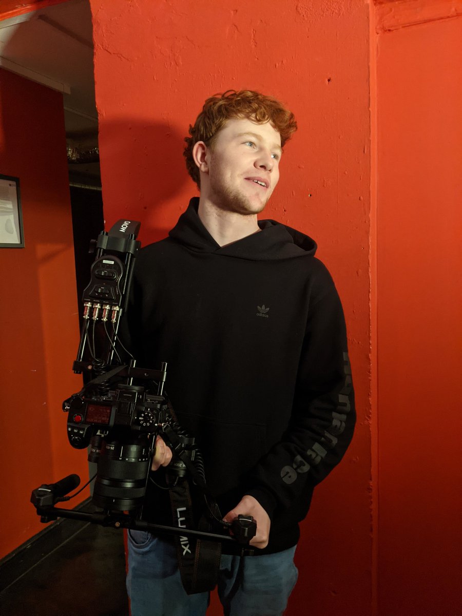 Aiden is ready to roll! 🎥📸 More student filming today in the RaindanceFS building. 🙌 
#raindancefilmschool #filmschool #londonfilm #filmmakers #filmstudents #filmcourse #hnd #learnbydoing