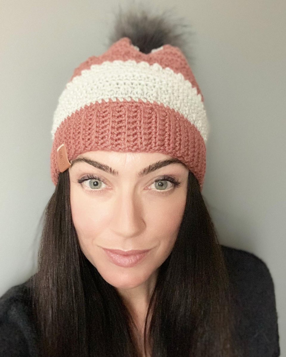 I had to go to town the other day, so I couldn’t just wear my coveralls, &amp; put on my new beanie from instagram.com/sageflatfarms?…. It’s handmade, cute, AND warm. Check out her stuff! (*she’s only on Instagram, &amp; she helps farm)

#handmade #smallbusiness