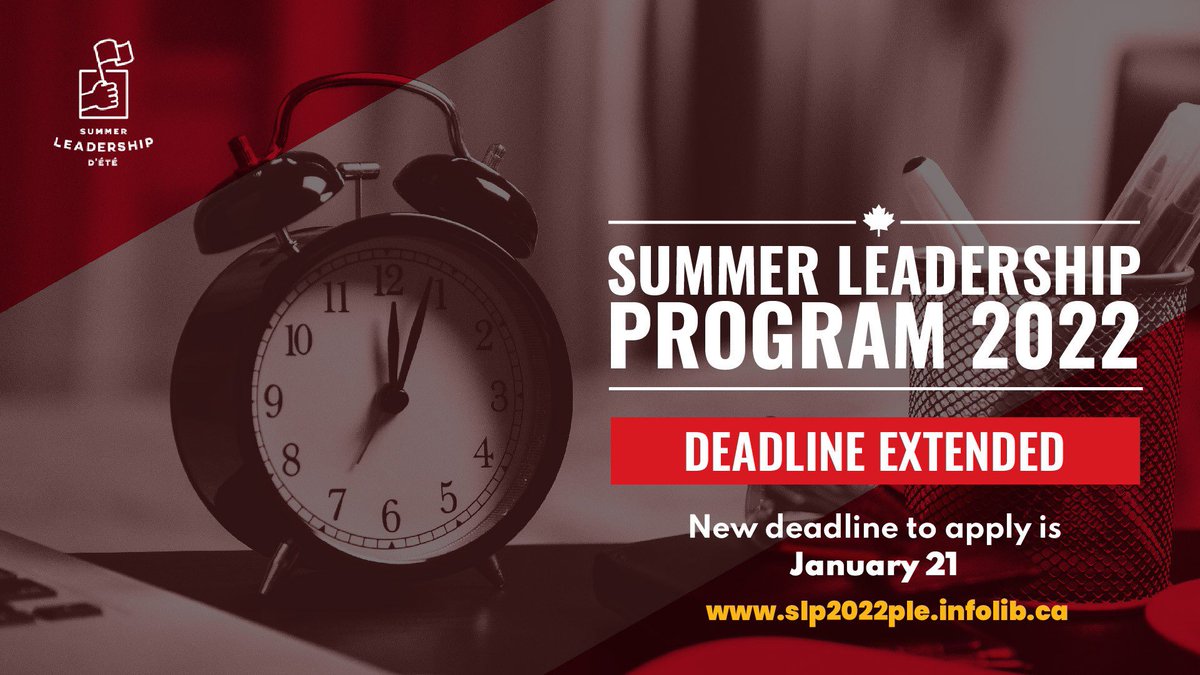 JustinTrudeau's tweet image. For young leaders, there's no better opportunity than the Summer Leadership Program. You'll be able to find out what it's like to work in politics, serve your community, and so much more. We've extended the deadline for applications - so apply today! bit.ly/3FmzeK3