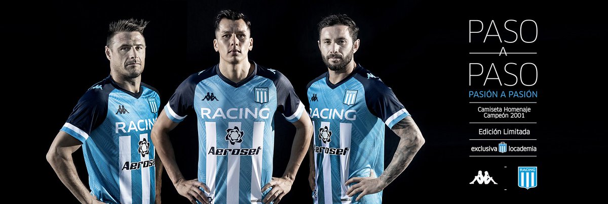 Le maillot hommage de Racing pour son titre de champion est sur La Camiseta: 
lacamiseta.store/products/camis…