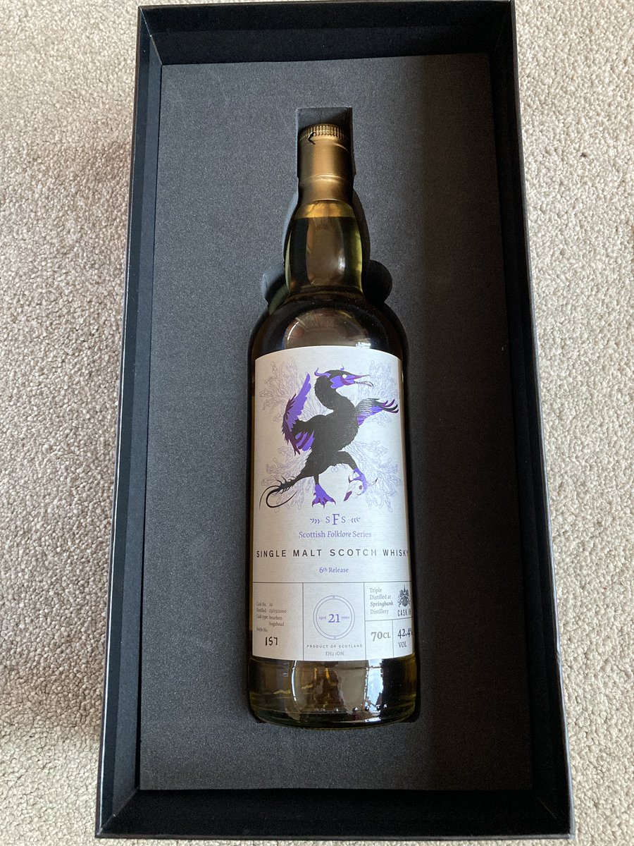 Received this amazing bottle in the post today! Thank you <a href="/88Cask/">Cask 88</a> 🥃