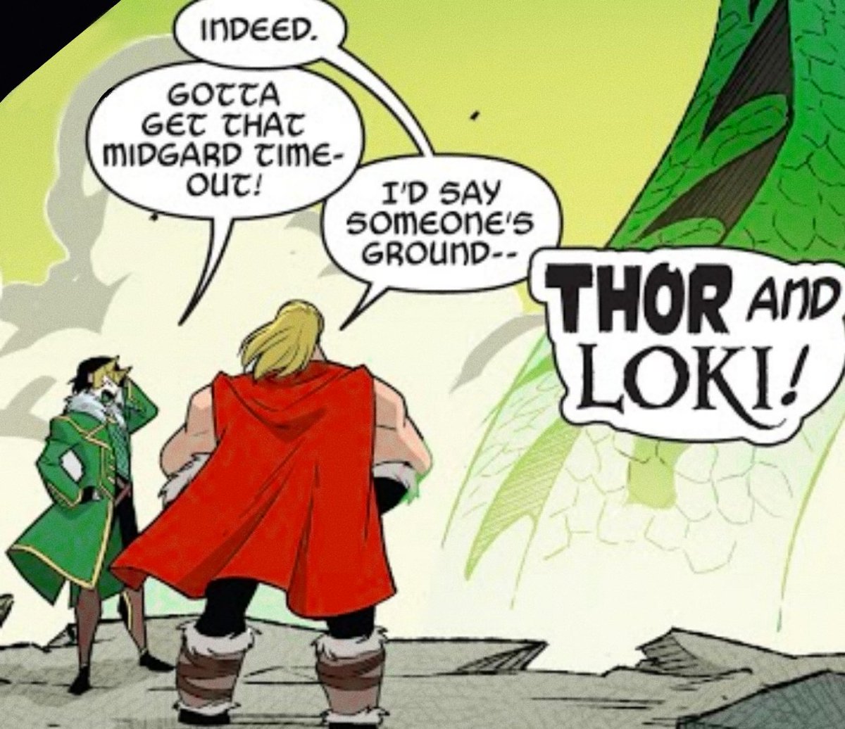 RT @thorNlokiatm: Right now Thor and Loki are getting scolded by their parents for being reckless. https://t.co/AiXA2Fn7RK
