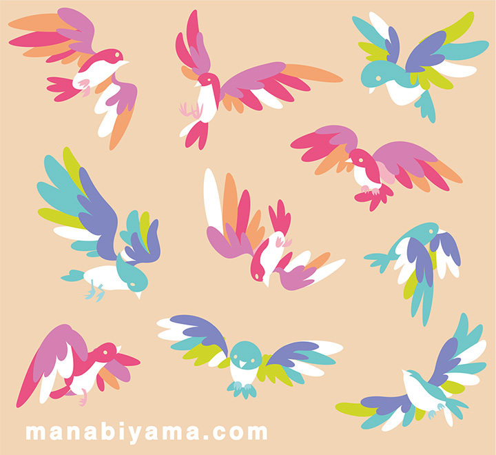טוויטר 山口マナビ イラストレーター בטוויטר イラスト 空を飛ぶ鳥のパターン 旋回したり 急上昇急降下したり 群れで形をつくったり T Co Jbv8hzy8rg 作品を イラストレーションファイルweb で更新しました 鳥 空 パターン 図案 ピンク ブルー