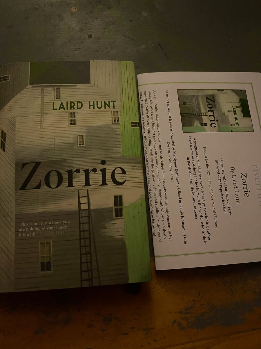 ClareJanetMason's tweet photo. Another fabulous piece of book post📚😄♥️. A huge thank you to @AnaBooks & @riverrunbooks for my gorgeous copy of #Zorrie by #LairdHunt This book sounds extraordinary ⬇️📚😄♥️ https://t.co/6bx6eFOX7P