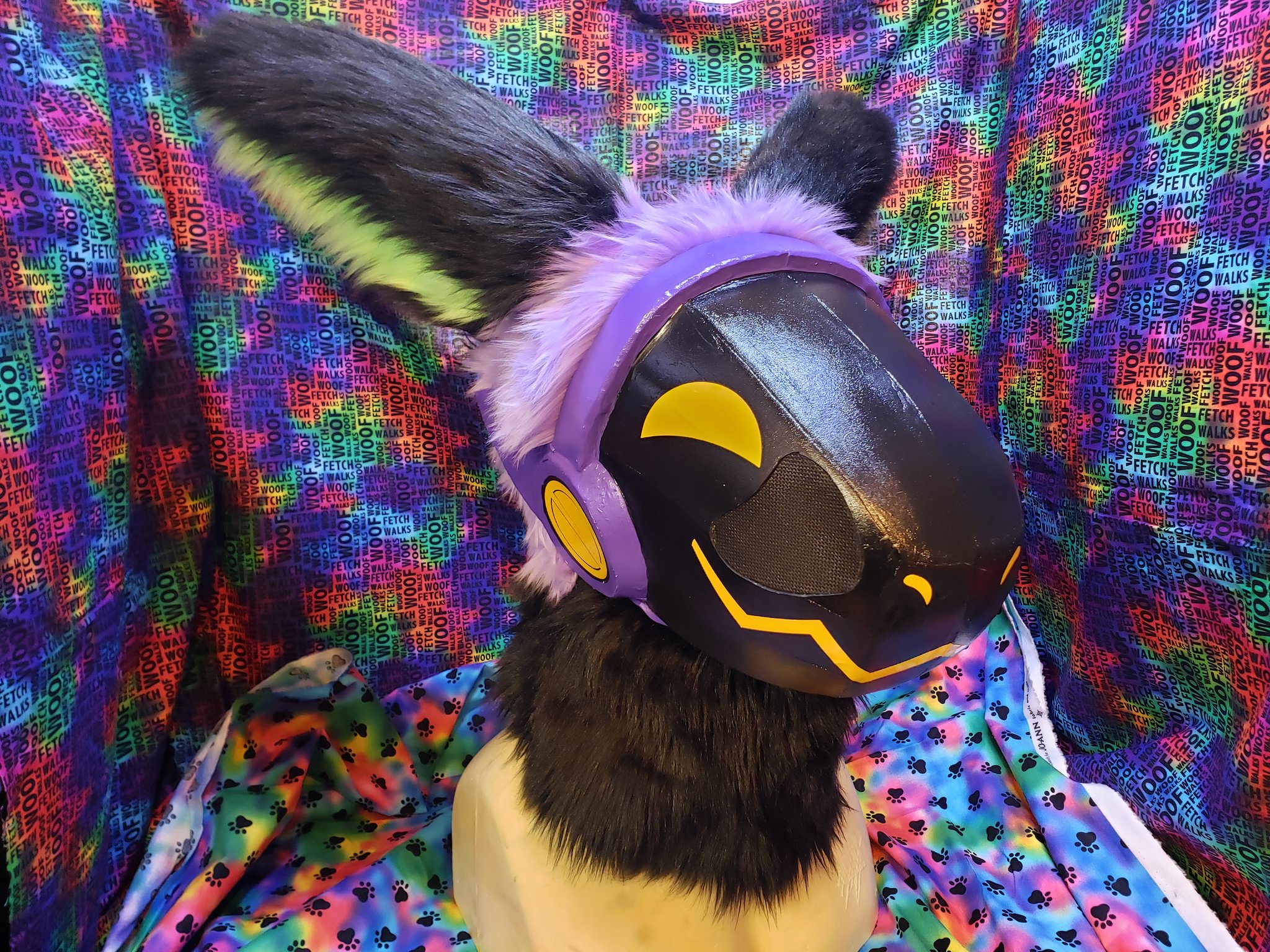 Carolina Critters on X: Completed eva foam Protogen head. Built