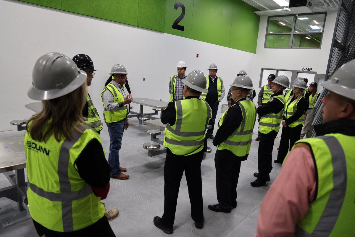 The Greene County Sheriff and Greene County Commissioners invited county mayors and police chiefs to tour the new Greene County jail yesterday afternoon.

The jail project is remaining on-time and under budget and is expected to be completed by Spring 2022.