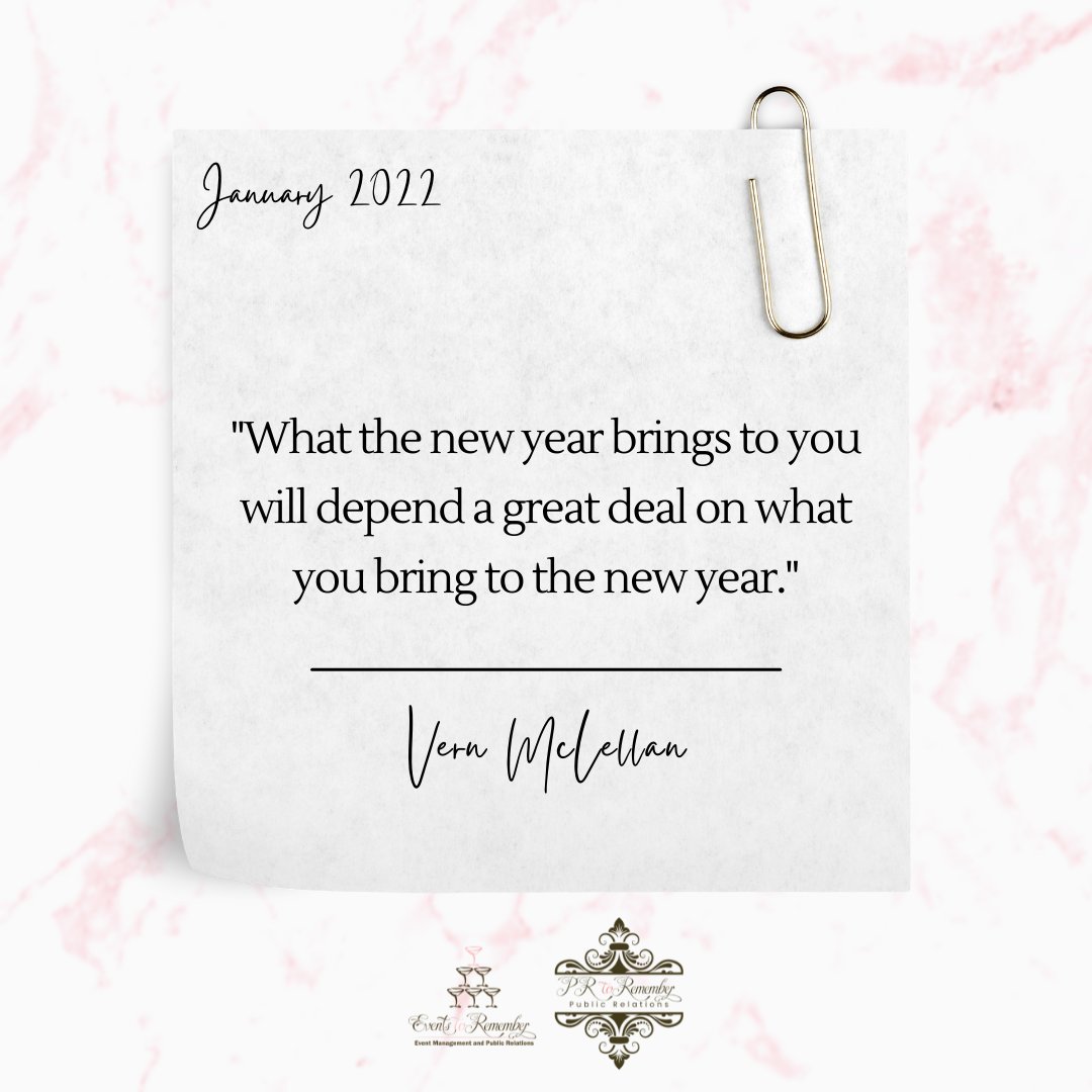 EventsRemember's tweet photo. The new year only brings a chance but what you make of it depends upon what you choose. In 2022, you have the power to bring change, opportunity, and success.✨
#EventsToRemember #publicrelations #EventManagment #eventpromotion #virtualevents #eventplannerny #prtoremember https://t.co/qiSMiV40B7