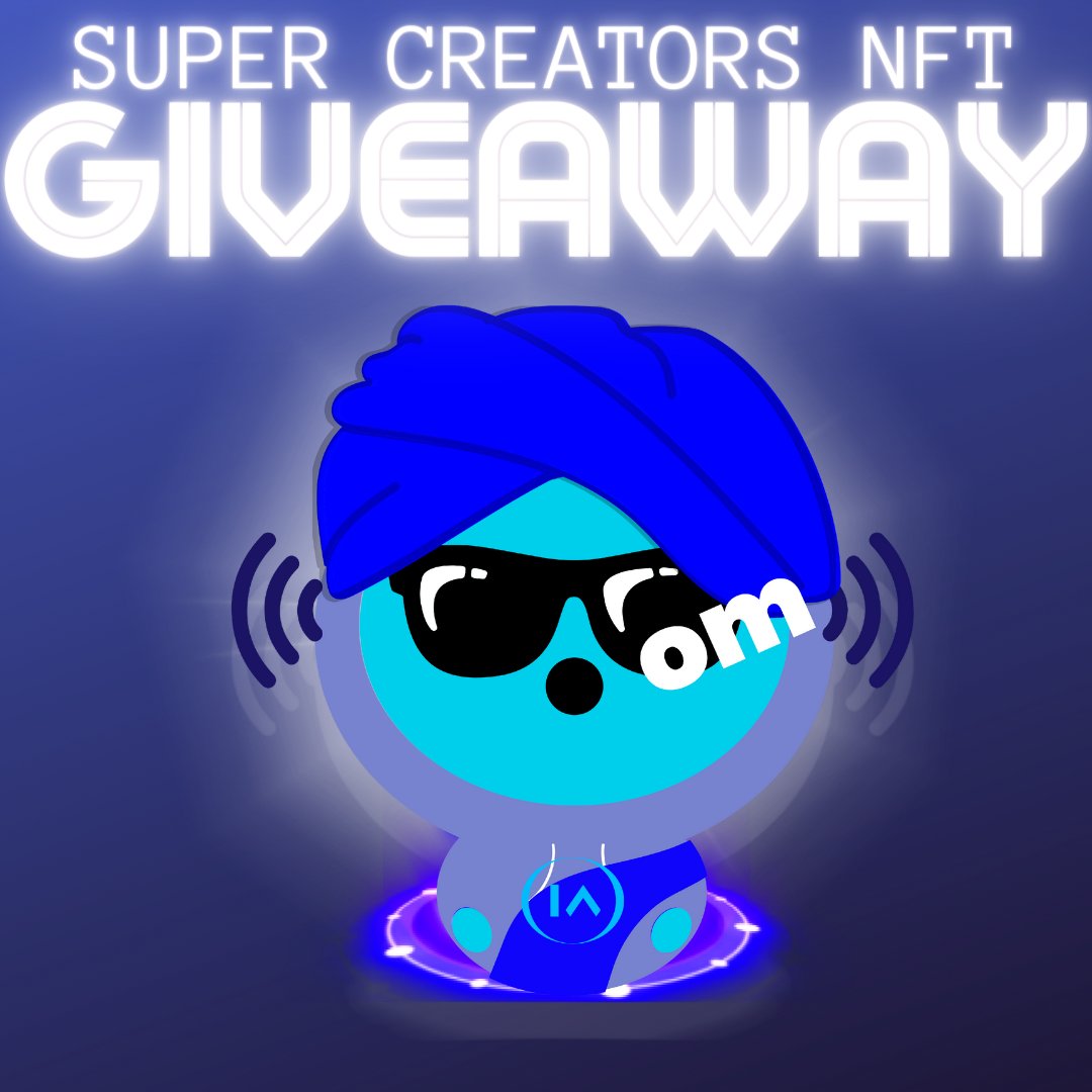 The Super Creators NFT is running a FREE giveaway! 

If you're into:
- Learning more about NFTs 
- Discovering more abundance strategies

Find out more here, for a chance to win over £1500 worth of prizes! 
iamcreator.com/giveaway

#Giveaway #NFTs #Win