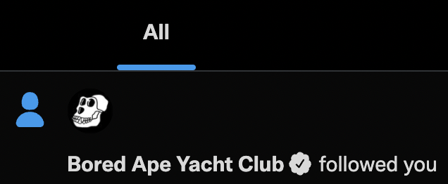 rich_lam's tweet photo. You know you've made it in life when @BoredApeYC is following you... THANKS! #rocketrocket #gm #apefollowape https://t.co/eCOYmZmQzr