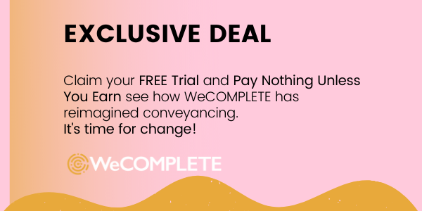 Check out <a href="/we_complete/">WeCOMPLETE</a> fabulous deal!🤩  For more information and to claim, visit their landing page bit.ly/3zQGZXi

#kerfuffleit #conveyancing #property #estategencylife #propertylaw
