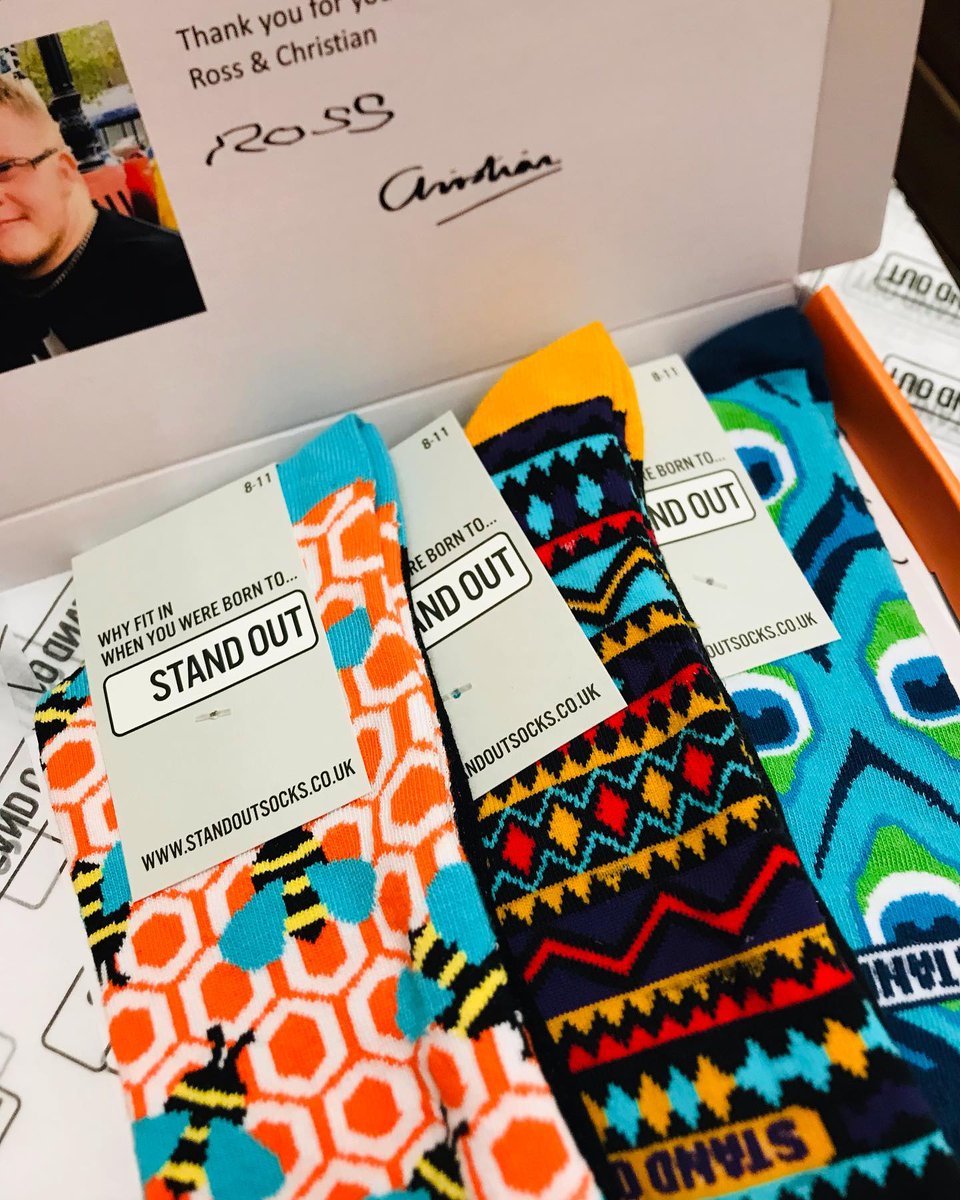SENMAGAZINE's tweet photo. Rocks your socks with #standoutsocks bold, bright designed socks. Raising awareness and giving back to struggling families
#socks #standoutsocksuk #standoutsocks #kidssocks #crazysocks #happyfeet #onlineshopping #rockyoursocks #retrosocks #DownSyndrome @WarringtonFB https://t.co/97WmYYK8GM