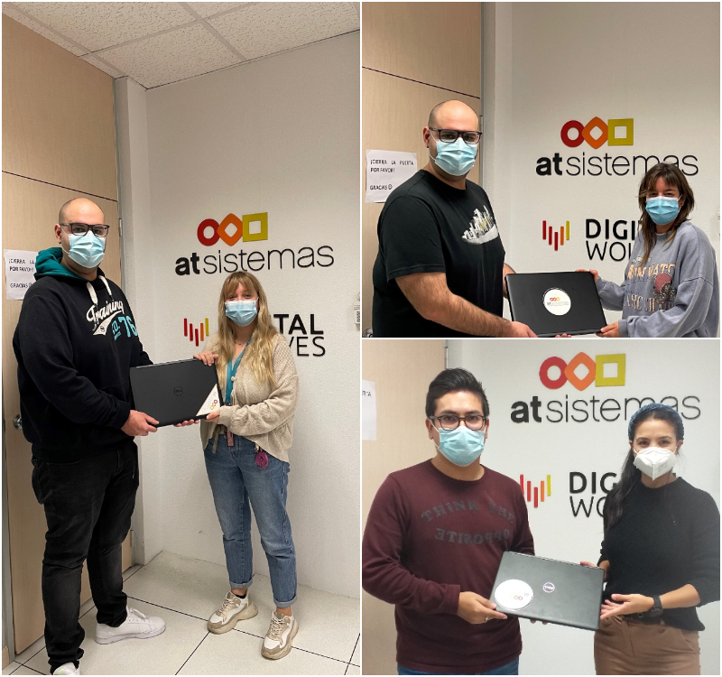 knowmad_mood's tweet photo. Damos una nueva vida a nuestros ordenadores de forma solidaria💻

A través de @educo_ONG hemos donado 50 equipos informáticos a jóvenes de la @AsocEntreAmigos, @CiudadJoven y @AsocBarro para apoyar la #integración sociolaboral de colectivos desfavorecidos.

#Formación #Tecnología https://t.co/HnsDfieplH