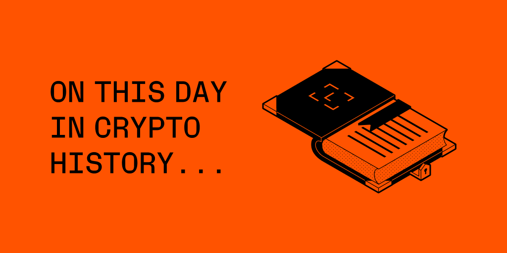 Ledger's tweet photo. January 12th, 2009: Satoshi Nakamoto sends Hal Finney 10 #Bitcoin. This is the first #BTC transfer ever.

... moment of appreciation for the fact that this happened.

Huge. https://t.co/MF88EjVtUi