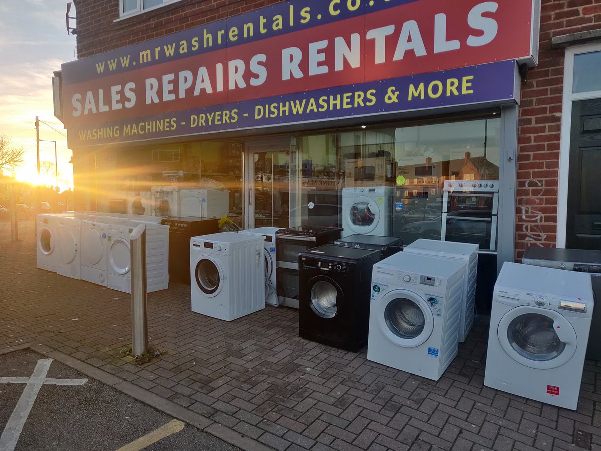 30 more washers, dryers and cookers ready for delivery! Currently enjoying the winter sun.