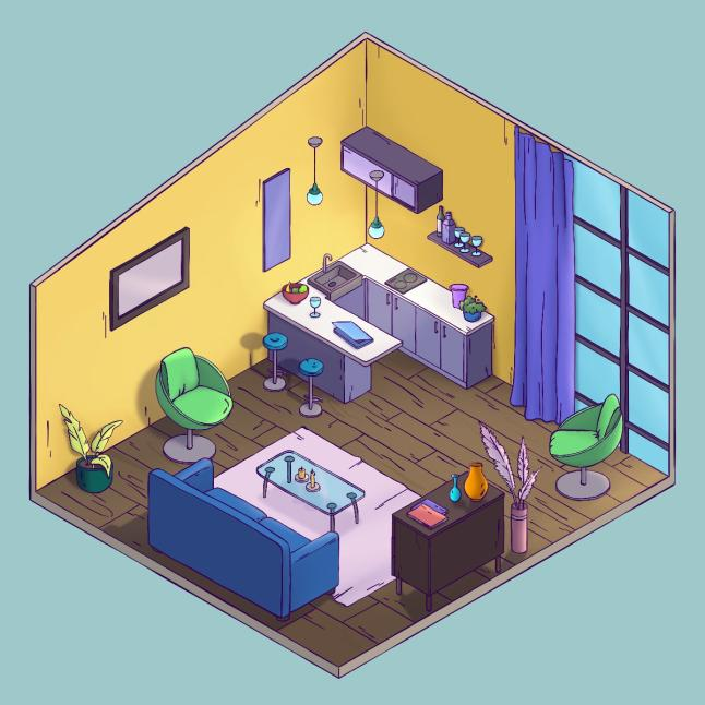 <a href="/peskypenguins/">Pesky Penguins</a> 2) Check out our <a href="/SolsteadsNFT/">Solsteads & Citizens</a> Honorary Den! 🏠 

 The interior will be available on the market very soon!