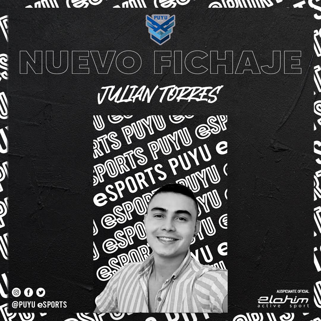 !NUEVO FICHAJE DE PUYU!

Tenemos el honor de dar la bienvenida a Julián Torres que se une a Puyu para con el afrontar los torneos de <a href="/lepesOficial/">Liga Ecuatoriana de eFootball PES</a> y <a href="/GoliTV/">Goli.tv</a>

Esperamos te sientas como en casa en el mejor equipo de la Costa,Sierra y Amazonia.

#VamosPuyu 
#ElEquipoDeLaCiudad