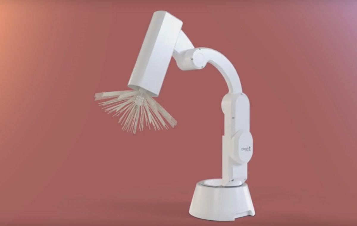 KBIS's tweet image. #KBISKickstarter featured exhibitor: Efficient and effective, CleanT by Clean Robotics is a toilet cleaning robot that increases sanitation hands free! See for yourself at KBIS in booth S4352 and get a preview here: clean-robotics.com #KBIS2022