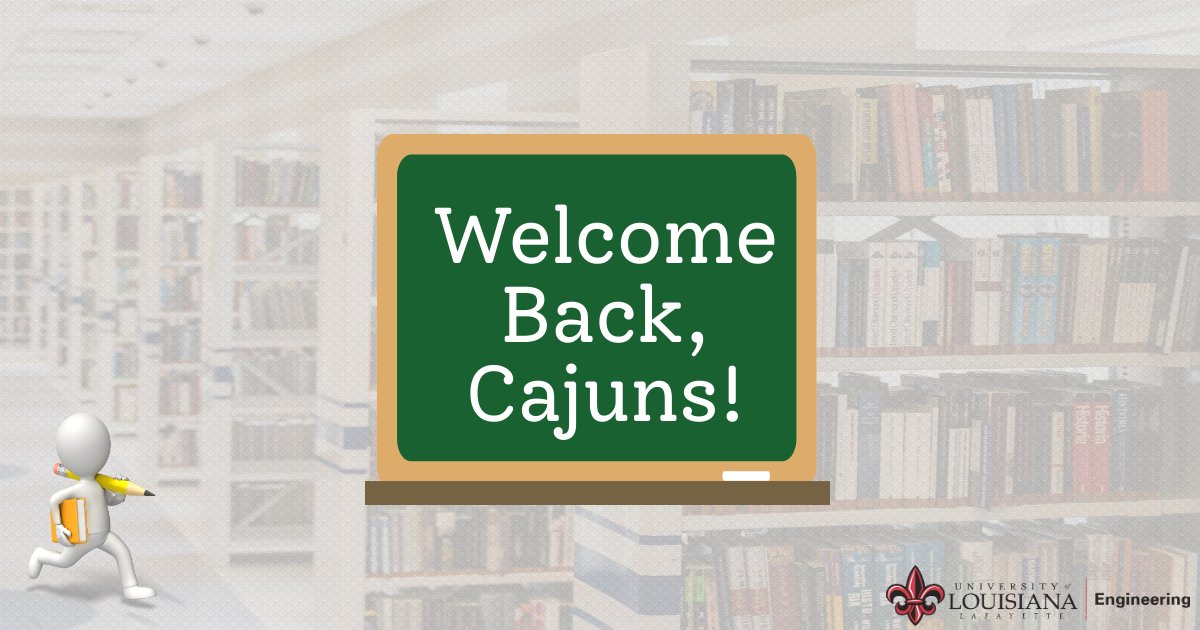 ULEngineering's tweet photo. Welcome back to the Spring 2022 semester! We hope you all had a great holiday season, and we are so happy to see everyone back on campus for a fantastic semester!
#geauxcajuns #cajunengineering https://t.co/ctiw7HKhaY