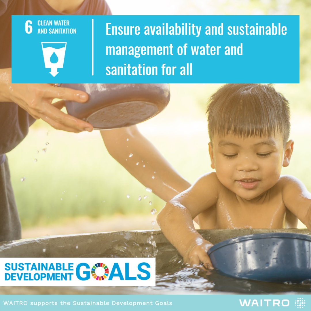 WAITRO's tweet image. The #SustainableDevelopmentGoal6 of the @UN fights for availability and sustainable management of #water and #sanitation for all.
Learn about the impact of #WAITRO to reach the #SDG6 👉 waitro.org/sdgs/6-clean-w…  

#SDGSeries #OurMission #SustainableInnovation