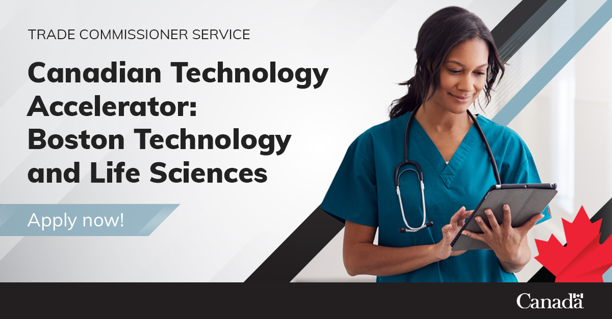 Boston’s thriving tech market is a great place for #CdnBiz like yours to explore new #opportunities.  

Apply to our <a href="/CTA_TCS/">Canadian Technology Accelerators (CTA)</a> program by Feb. 23 to see what Boston has to offer! ow.ly/B8oE50HsNpm