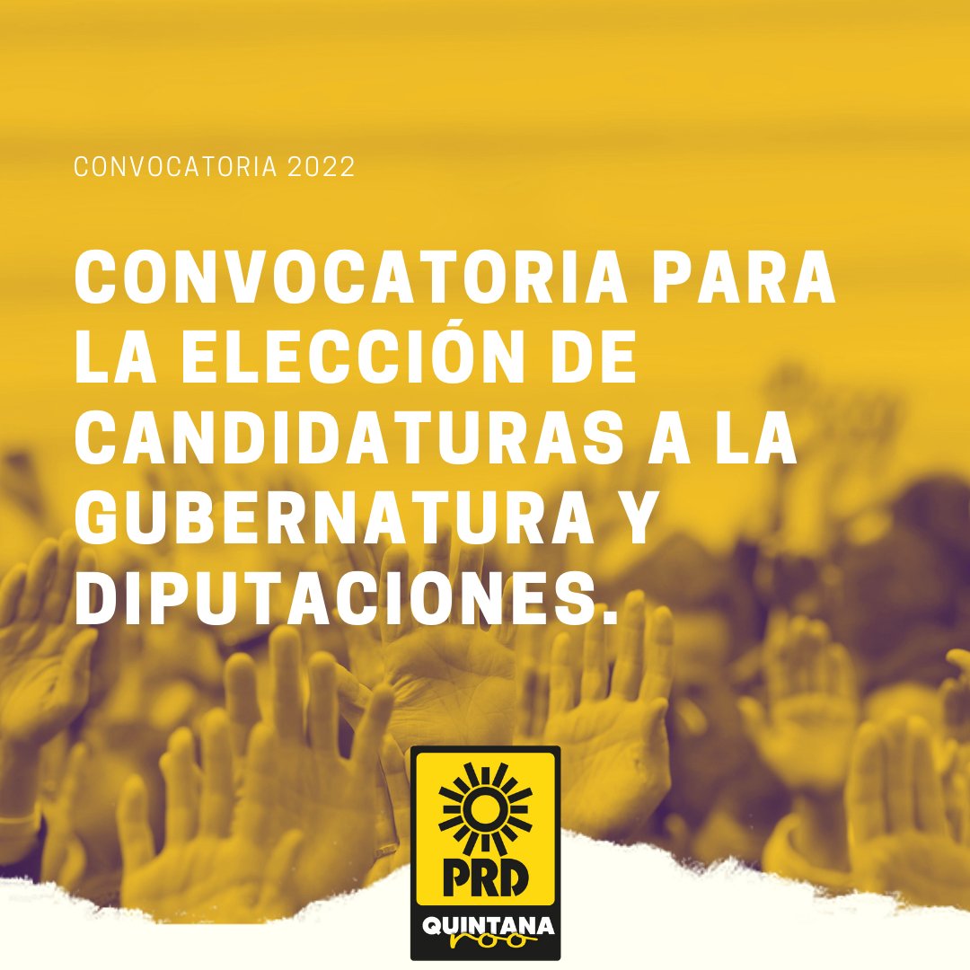 👉Convocatoria para la elección de candidaturas a la gubernatura y diputaciones por los principios de mayoría relativa y de representación proporcional.
prdquintanaroo.mx/convocatoria-p…