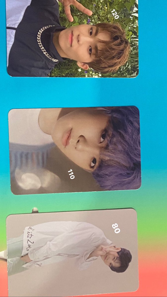 ปล่อยการ์ด น้องๆค่ะ พร้อมส่งนะคะ 
มาชิ 110 
จองอู 120
อาซา 80 รส .
ตำหนิน้อยมากค่ะ
 #ตลาดนัดtreasure