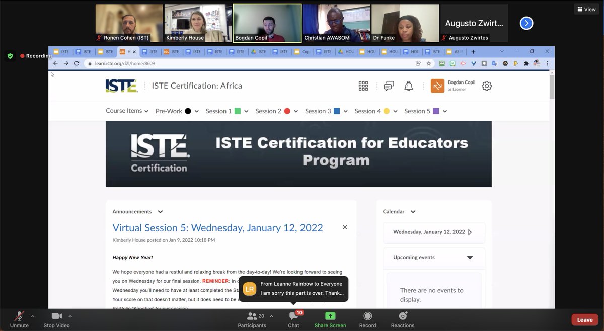 Ronen (@eduronen) on Twitter photo Last synchronous session of the #ISTECert journey. It was so great to have such dedicated, energetic and knowledgeable facilitators.
Thank you <a href="/MrCopil/">Bogdan Copil</a> and <a href="/techiehouse/">Kimberly House</a> for your guidance and all the best!
#EdTech @iste #EdTechCoaches Last synchronous session of the #ISTECert journey. It was so great to have such dedicated, energetic and knowledgeable facilitators.
Thank you <a href="/MrCopil/">Bogdan Copil</a> and <a href="/techiehouse/">Kimberly House</a> for your guidance and all the best!
#EdTech @iste #EdTechCoaches
