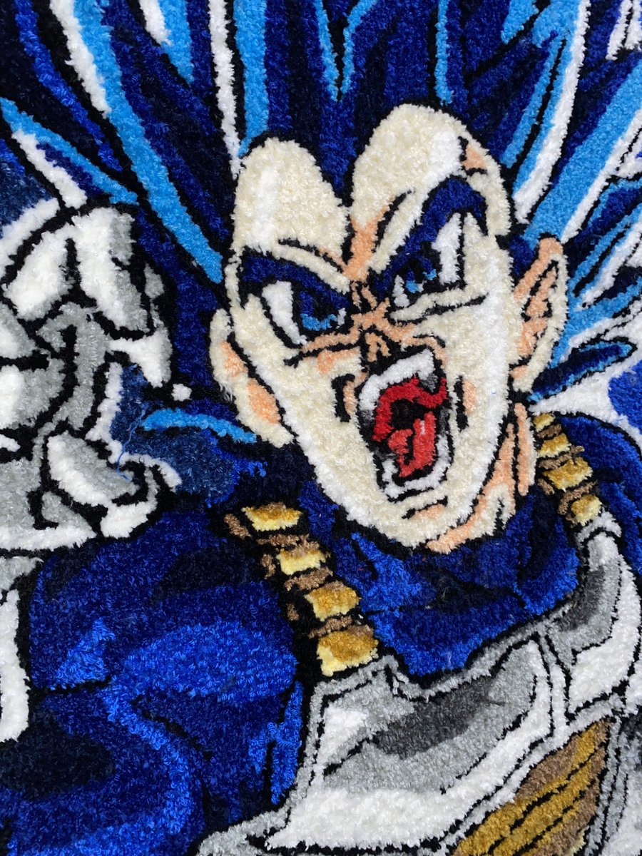 MatPerez7's tweet photo. Prince of the Saiyans. Here’s a custom Vegeta rug I made!
Like and RT to help the business, and as always shop Custom Threads. 🐲🧡 https://t.co/JdTpA7HSz0