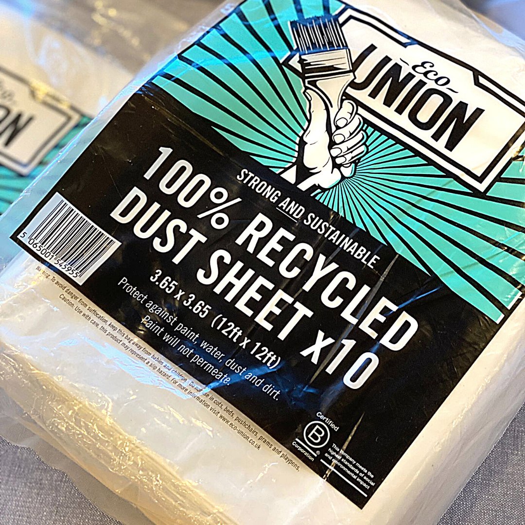 ecounionist's tweet photo. Using our Oxo #biodegradable #dust #sheets when you're #decorating means you're free to make a mess without the planet ultimately paying the price 🌏 Simply pop in your recycling bin when you're done and dusted 💪 Learn more https://t.co/XMEVou3sjJ
#bthechange #ecodecorating https://t.co/thbq4EIkd9