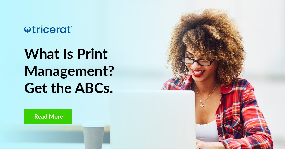 Tricerat's tweet photo. Print management can feel overwhelming at times, but not if you know the ins and outs. Learn how proper #printmanagement can benefit your business and improve workflows by visiting us today: https://t.co/YiAdmpM31n https://t.co/QXSv551iwo
