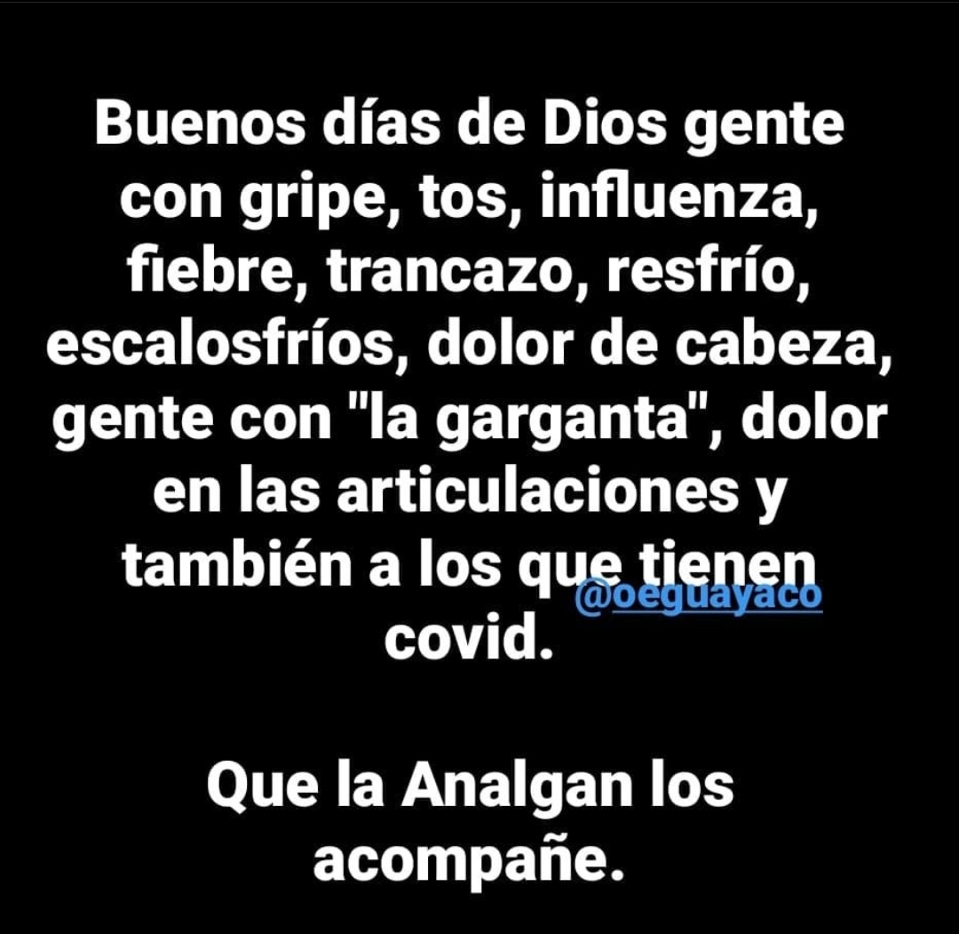 LaReinaDeNarnia's tweet photo. Que la fuerza del paracetamol nos acompañe https://t.co/k9dXCTCQFI